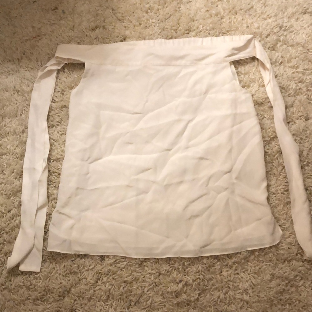 White off the shoulder top